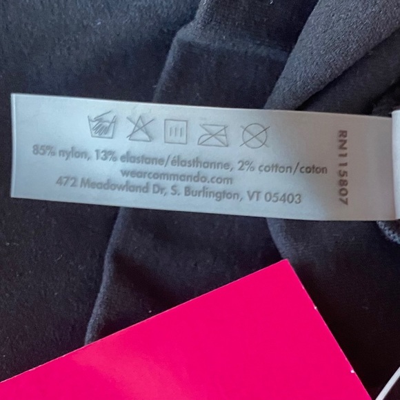 Commando Bodysuit Womens One Size Black Ballet Turtleneck Sleeveless Thong NEW - Picture 7 of 10